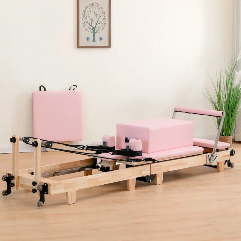Yoga Fitness Pilates Reformer - Lettino Pilates Core Mobile per Casa,