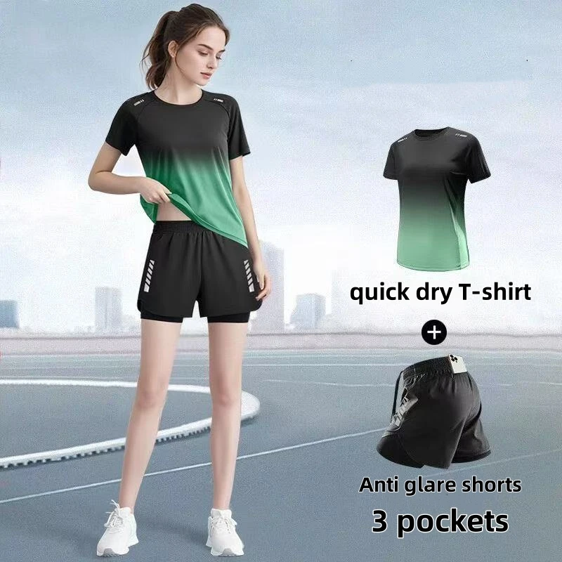 Yoga Fitness Kit - Set di abbigliamento sportivo da donna,