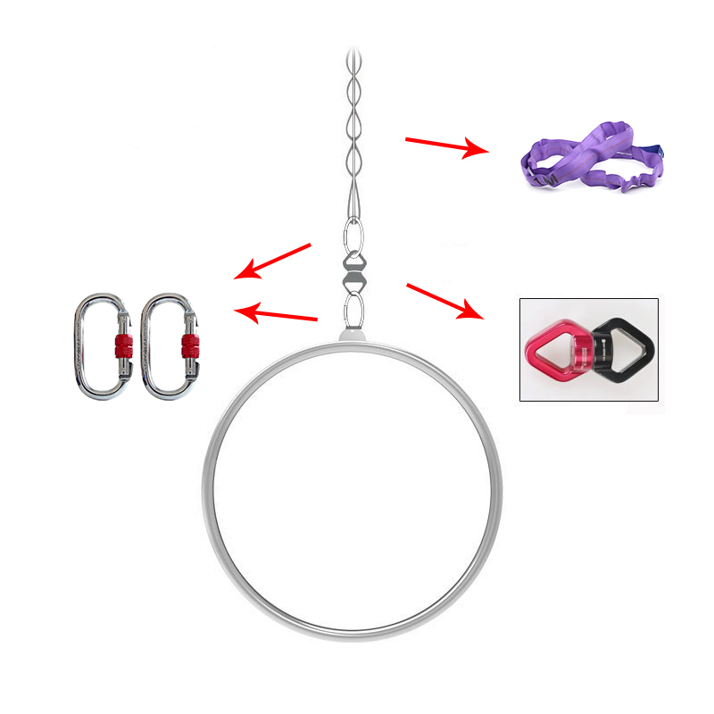 Yoga Fitness Kit - Cerchio aereo da 50 cm Mini