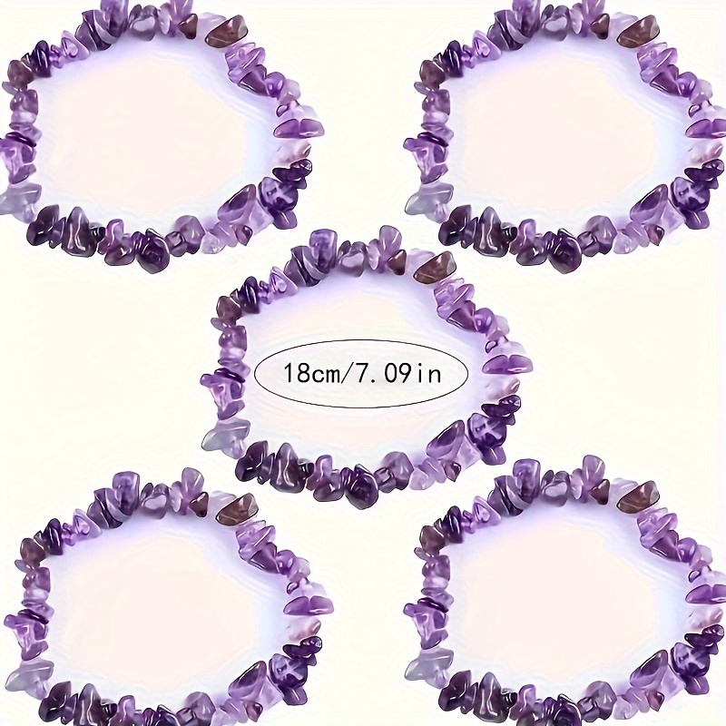 Yoga Fitness Gifts - Braccialetti di Pietre Naturali di Ametista