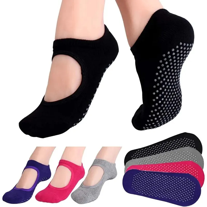Yoga Fitness Gym - Calzini Yoga Antiscivolo Senza Tallone in