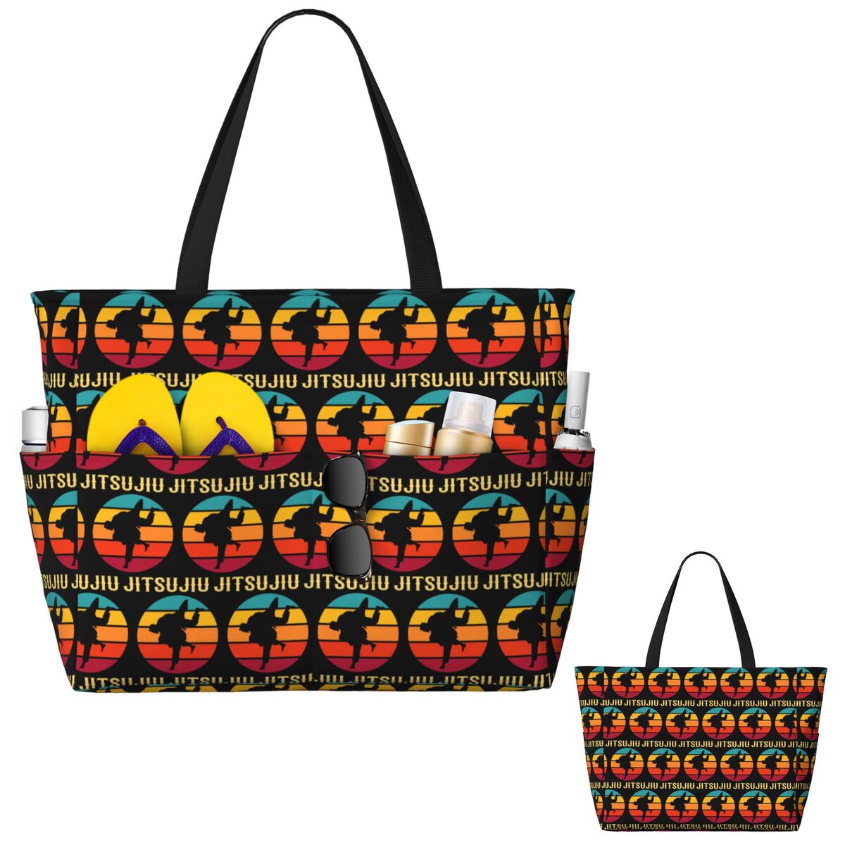 Borsa da spiaggia con design B - Yoga Fitness Jiu Jitsu recensione e prezzo