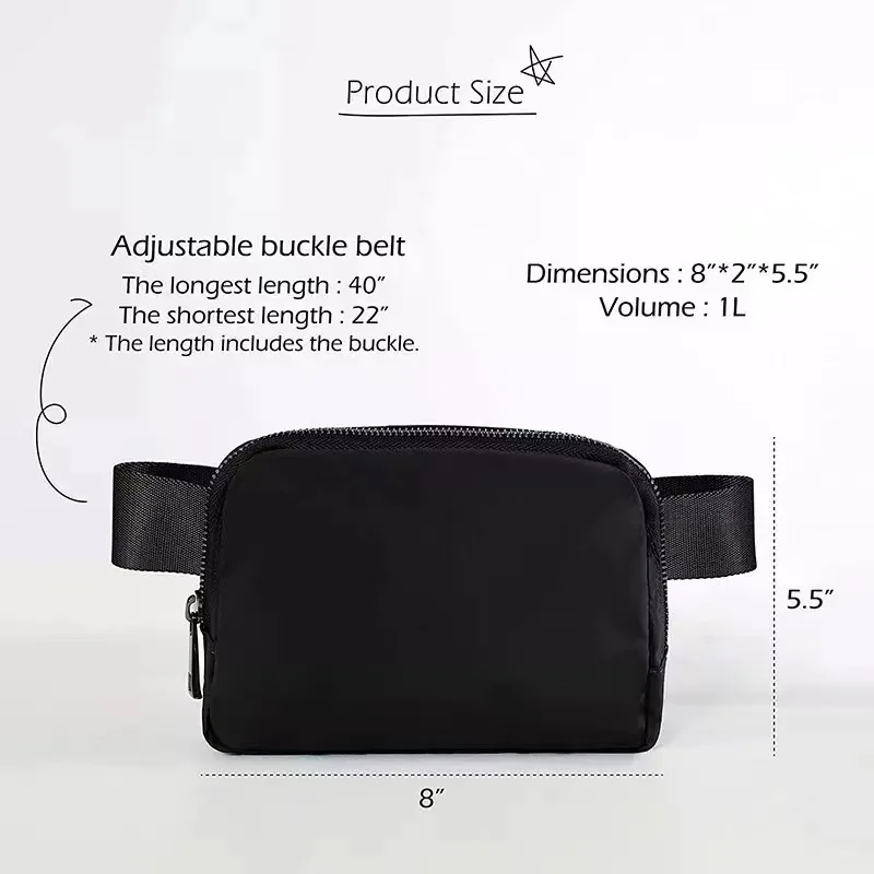 Marsupio Sportivo Unisex con B - Yoga Fitness Gifts recensione e prezzo
