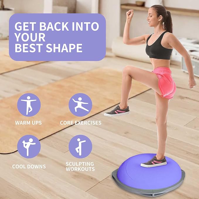 Palla per equilibrio Bosu da 7 - Yoga Fitness Gym recensione e prezzo
