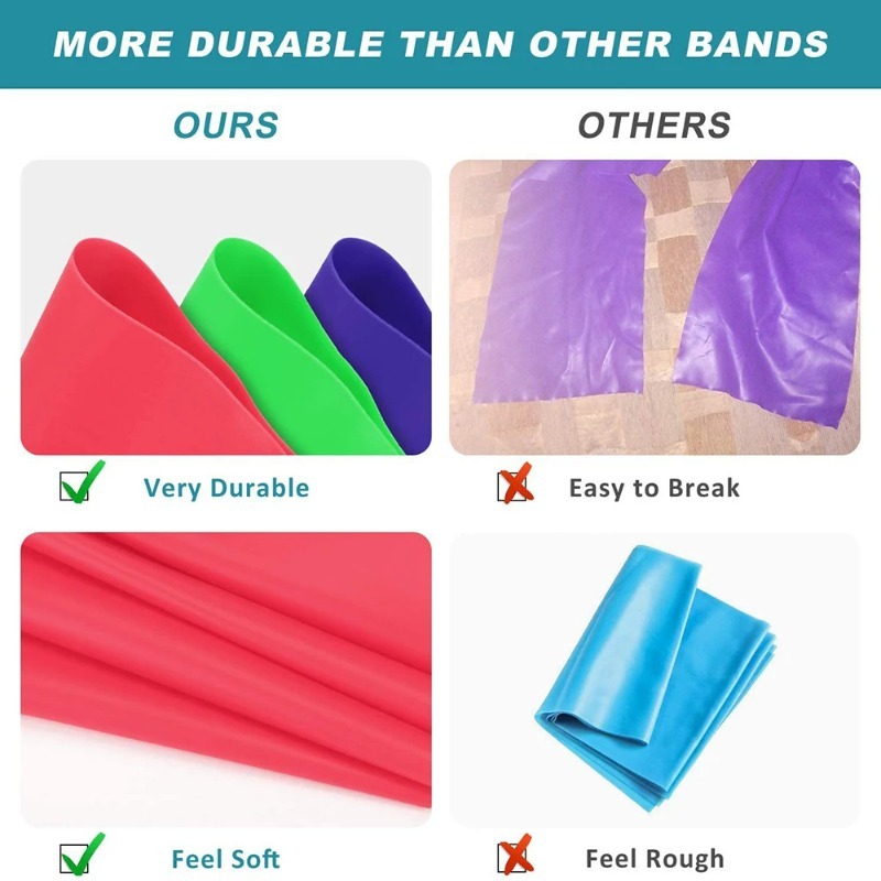 Fasce di Resistenza in Lattice - Yoga Fitness Stretching Strap recensione e prezzo