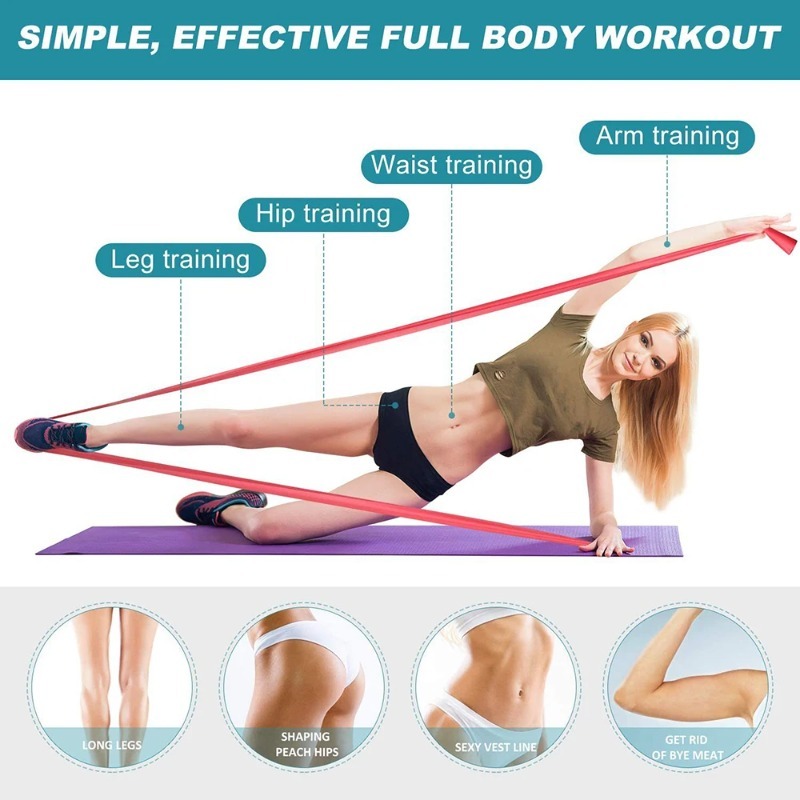 Fasce di Resistenza in Lattice - Yoga Fitness Stretching Strap recensione e prezzo