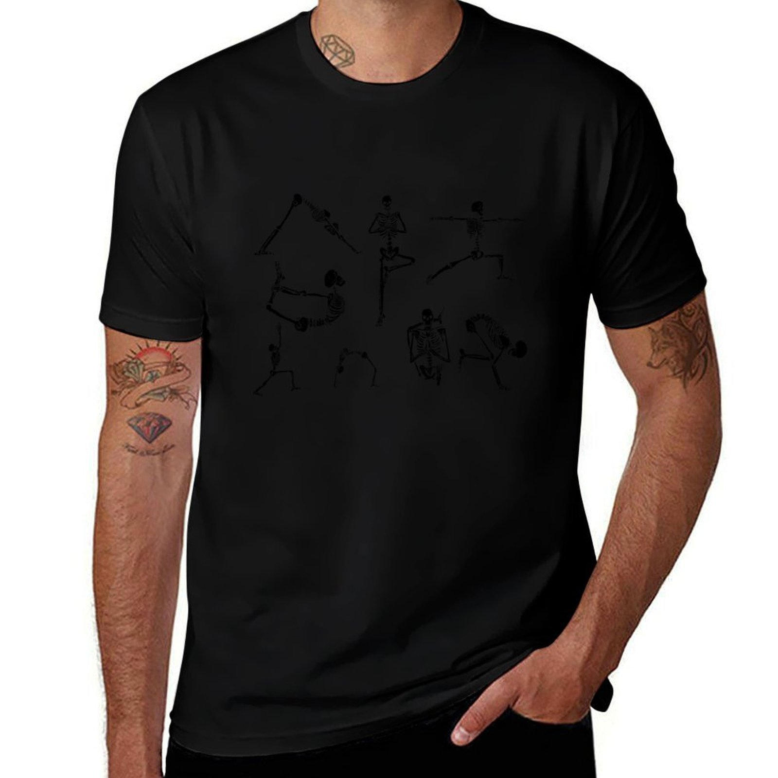 T-Shirt con Stampa di Pose Yog - Yoga Fitness Gifts recensione e prezzo