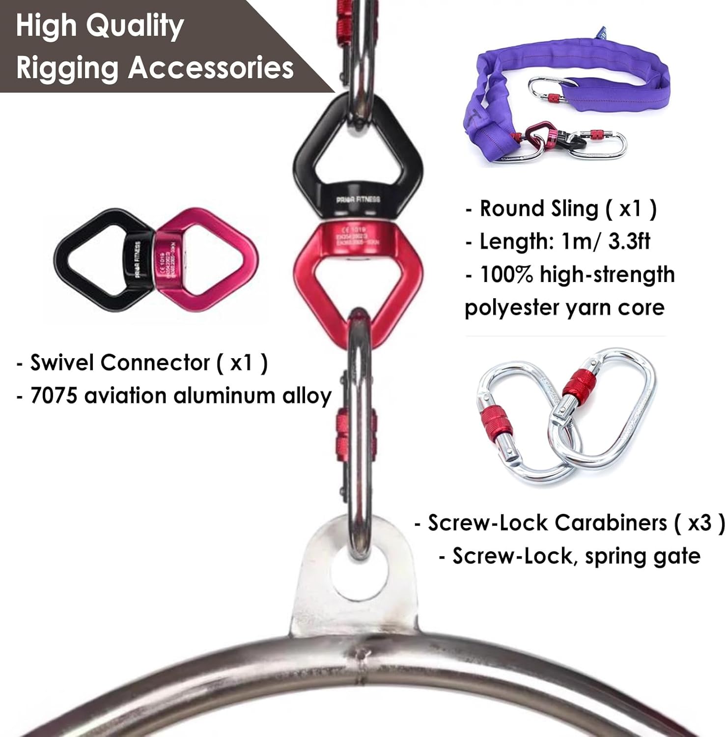 Cerchio aereo da 50 cm Mini Ly - Yoga Fitness Kit recensione e prezzo