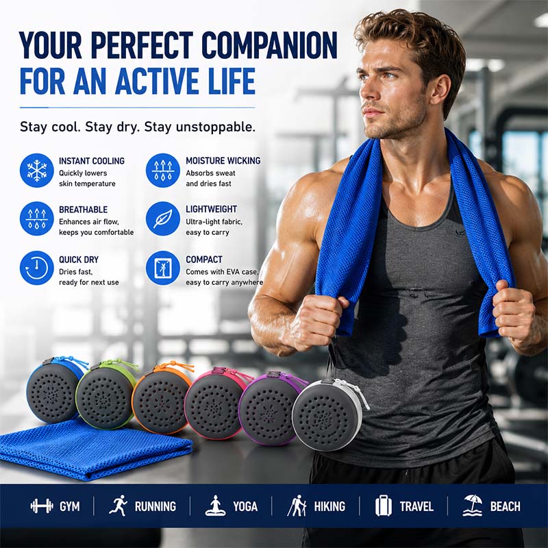 Asciugamano Rinfrescante Istan - Yoga Fitness Gym recensione e prezzo