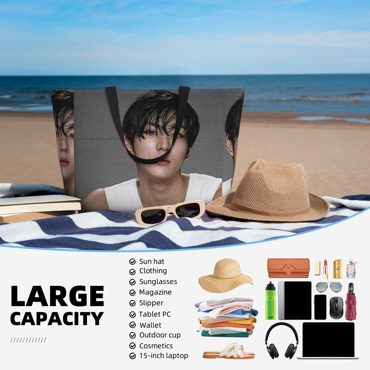 Borsa da Spiaggia Jungwon En K - Yoga En Fitness recensione e prezzo