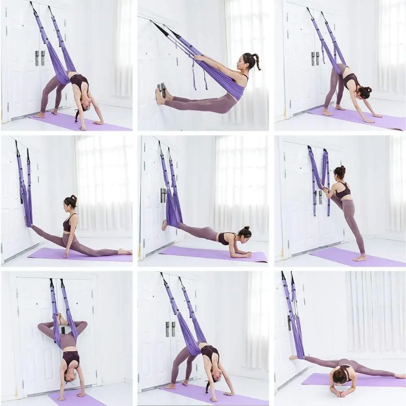 Set Amaca Regolabile per Yoga  - Yoga Fitness Stretching Strap recensione e prezzo