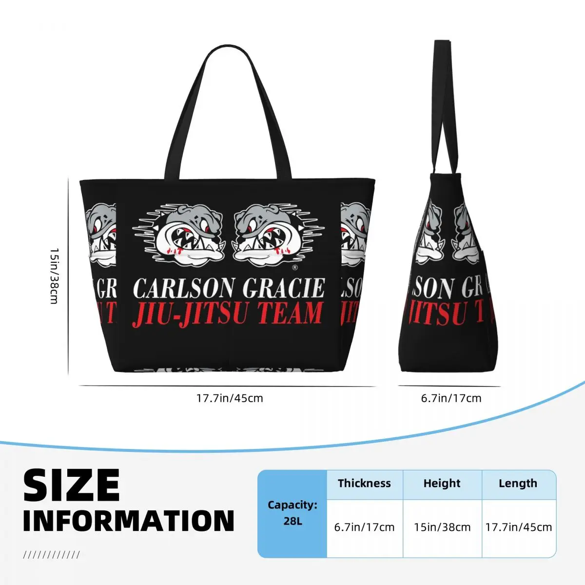 Borsa da spiaggia con logo Car - Yoga Fitness Jiu Jitsu recensione e prezzo
